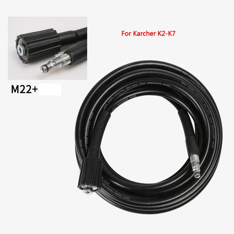For Karcher K2 K3 K4 K5 K6 K7 High Pressure Washer Hose Pipe Washer Extension Hose Quick Coupling Adapter Water Cleaning  Kit