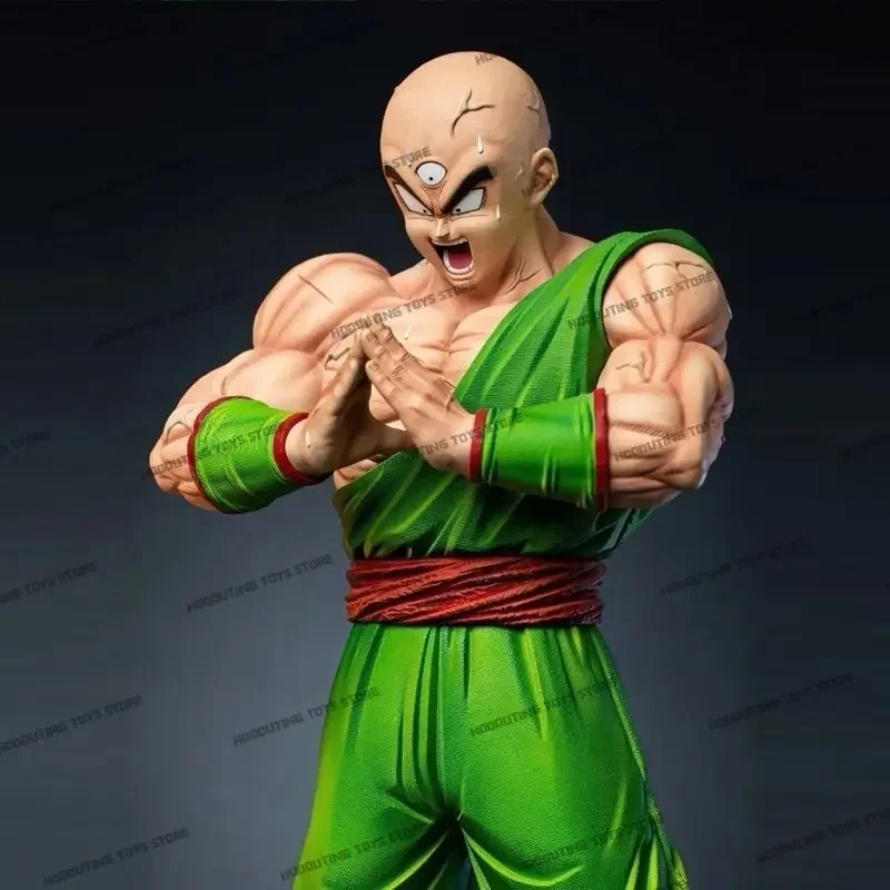 In Stock 32cm Dragon Ball Anime Figure Tien Shinhan Figures Fight Pvc Statue Collectible Model Gk Figure Ornament Gift Toy