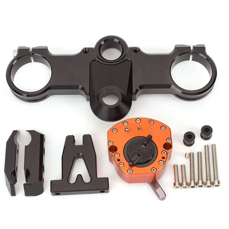 Suitable for motorcycle RC390/250 titanium ruler direction, damper modification, fixing bracket accessories