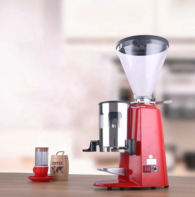 ステンレス鋼電気コニカルバーコーヒー豆グラインダー、CE CBエスプレッソドリップ、フレンチプレス最高級、グラインダー設定、新しい、2024