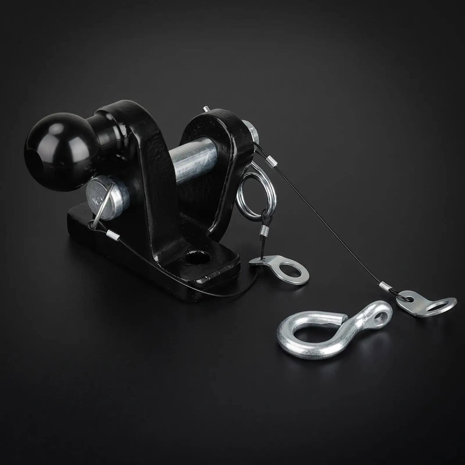 Sturdy Trailer Hitch Tow Hook with 17mm Hole for Camping Trailer Utility Load