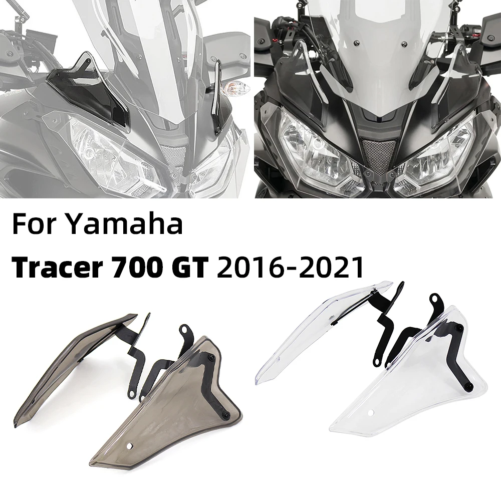 

For Yamaha Tracer 700 Tracer700 Side Windshield Windscreen Motorcycle Wind Shield Deflector Handshield Guard Cover Protection