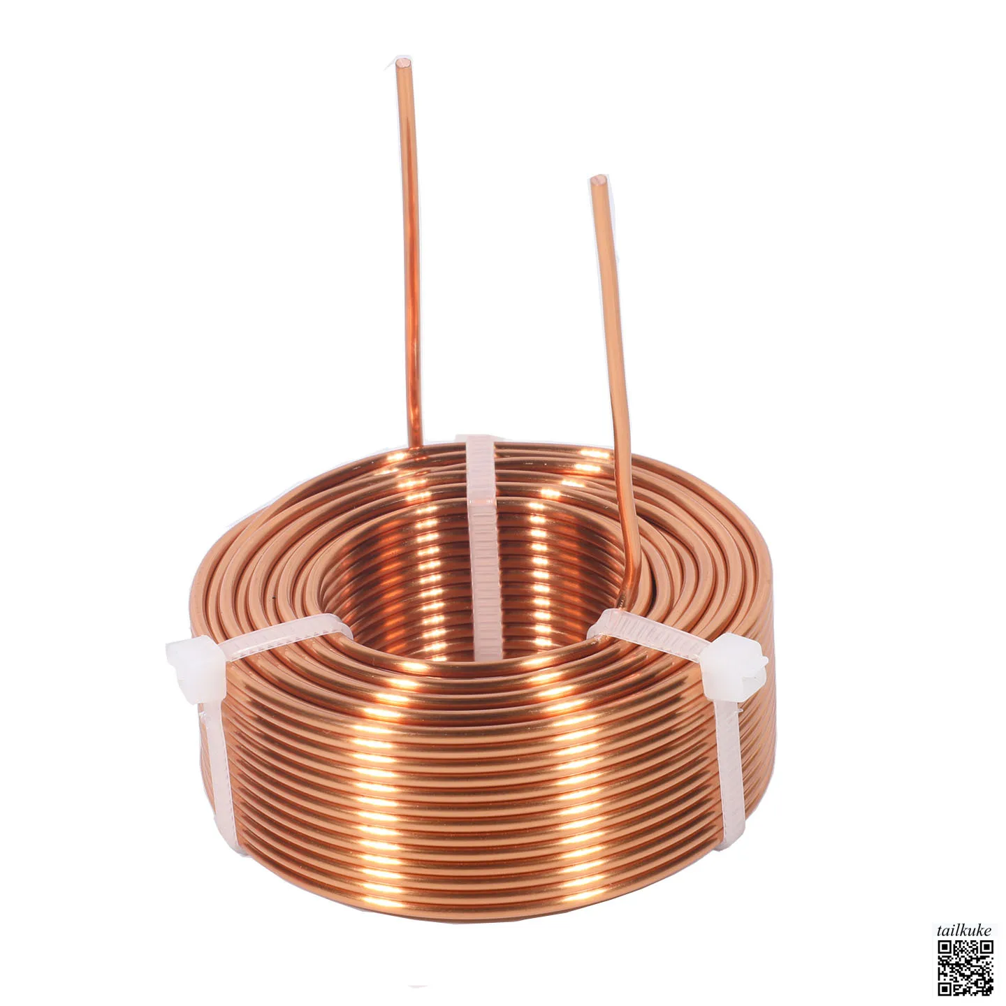 1.2mm Speaker Crossover Inductor Coil Hollow Oxygen-free Copper 4N High Purity