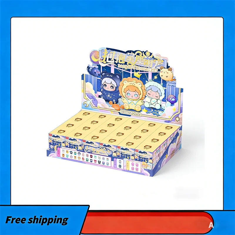 

Оригинальная трендовая коллекционная фигурка Pop Hug Baobao Constellation: серия милых питомцев, ручная работа, кукла-сюрприз в слепой коробке, настольная коллекция, подарок