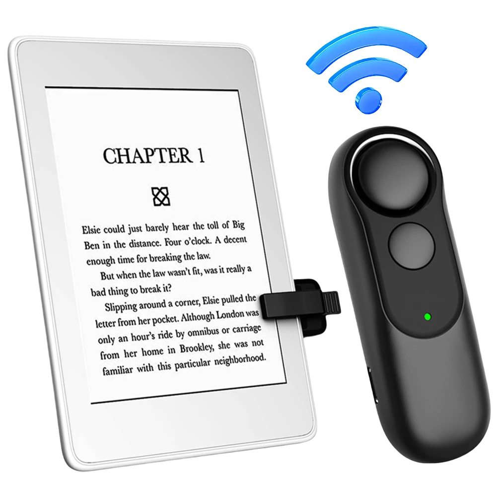 Remote Control Page Turner RF Phone Camera Video Record Remote Triggers Camera Camcorder Remote Controls for Kindle Accessories