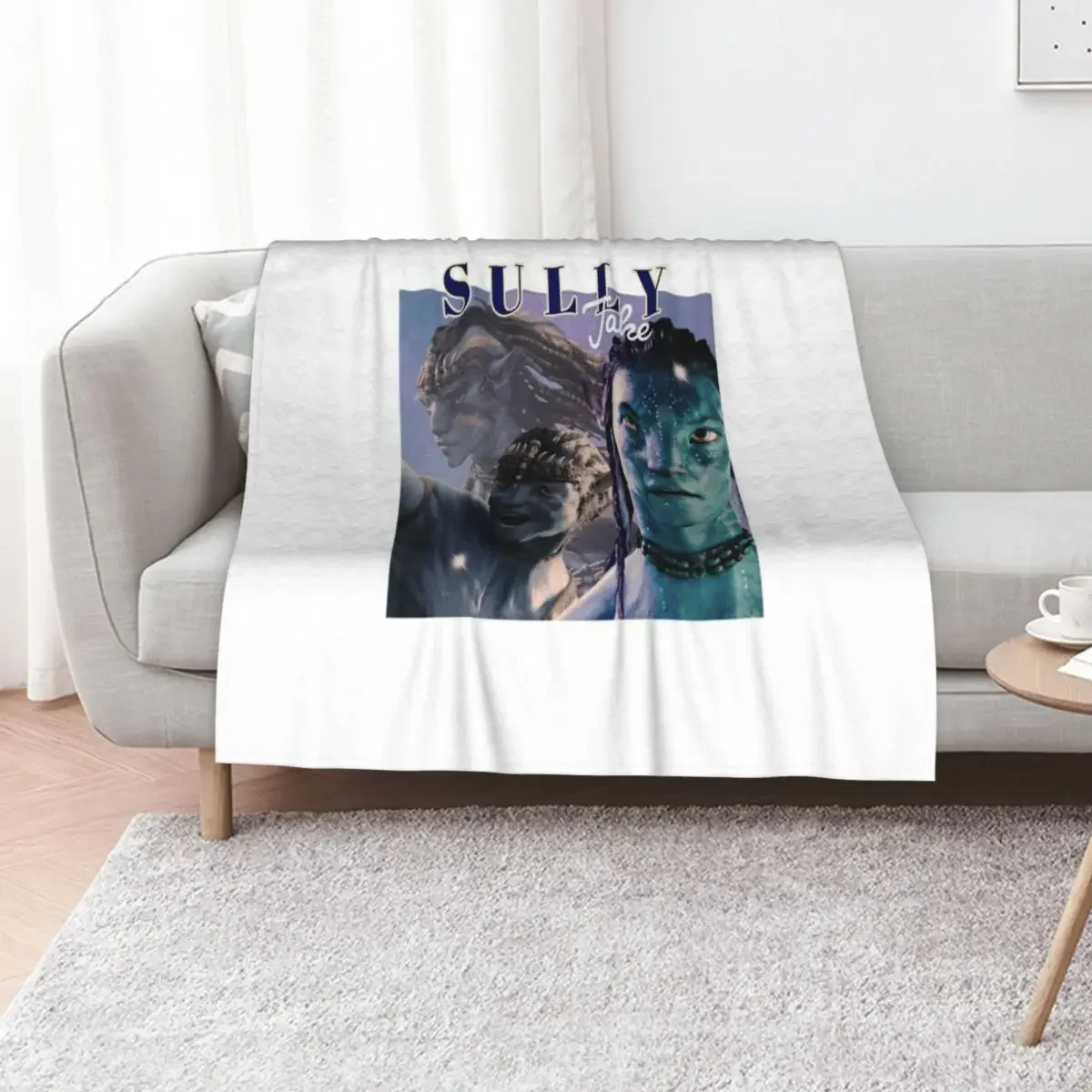 

Jake-Sully-90's-Style Throw Blanket For Sofa Thin anime Extra Large Throw Flannels Blankets