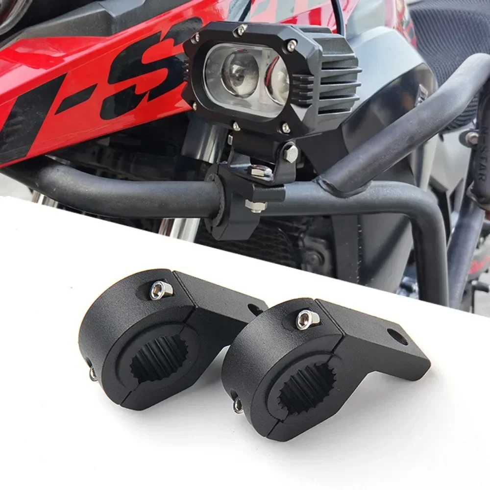 10pcs Motorbike Light Lamp Holder Support Adjustable 19mm-26mm Motorcycle Spotlight Mount Bracket  Accessories