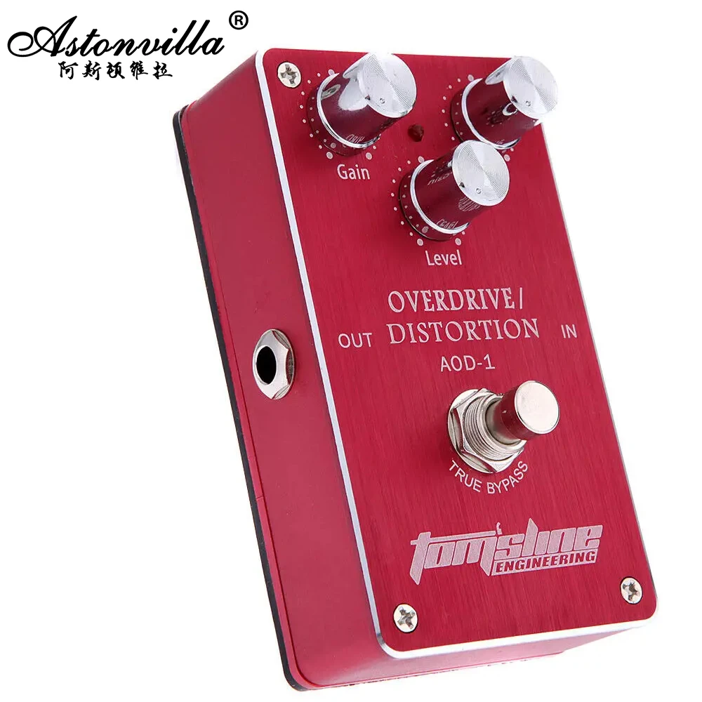 Aroma AOD-1 Dual-Mode Pedal - Overdrive Distortion Switch True Bypass with Aerospace Aluminum Stage-Ready FX Essential