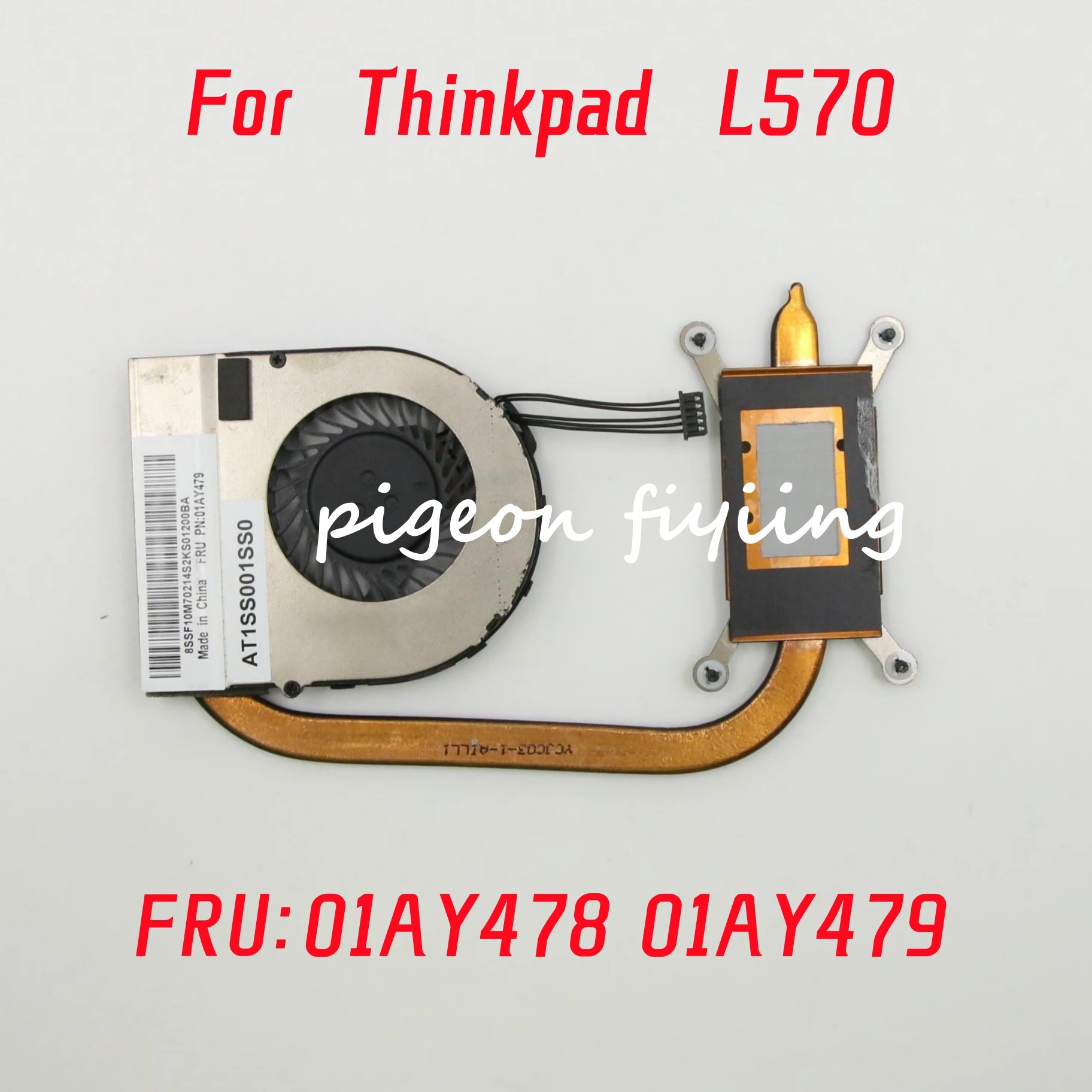 

For Lenovo ThinkPad L570 CPU Cooling Fan Heatsink Assembly Radiator Cooler FRU: 01AY478 01AY479