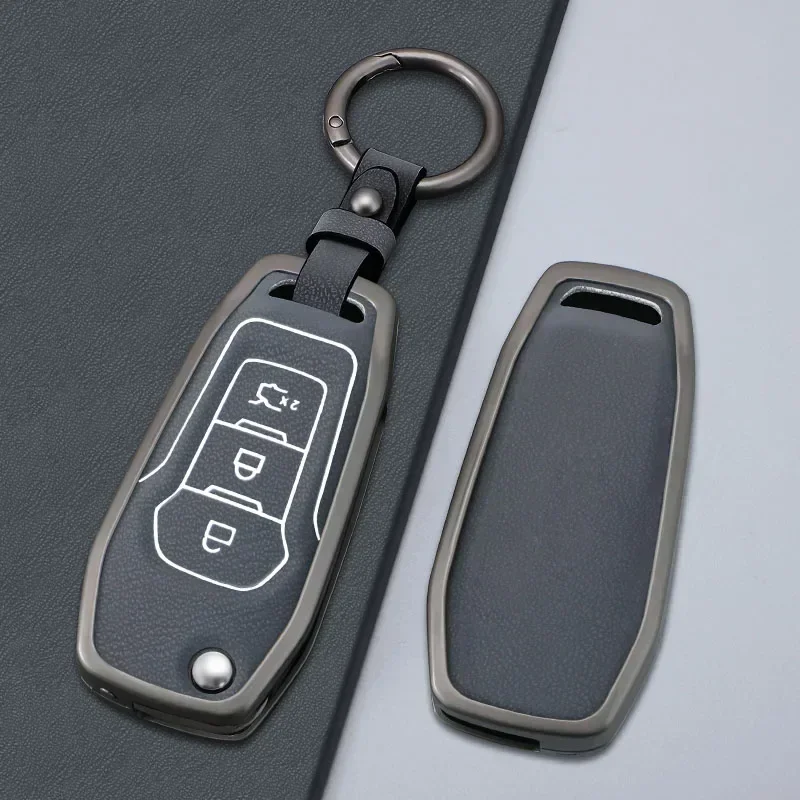 For Ford Figo 2017 Mondeo 5 Ecosport Puma 2020 Fiesta Mk8 Everest Ranger 2 3 Buttons Car Remote Key Case Cover Shell Fob