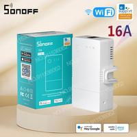 SONOFF POW Origin/TH Origin Smart Wifi Power Meter Switch 16A Smart Home Controller Temperature Humidity Monitor Switch Module