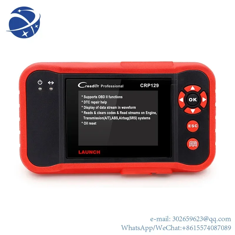 

Launch CRP129 CRP 129 Creader VIII 8 Code Reader OBDII Diagnostics Tool ENG AT ABS SRS EPB SAS OIL Service Light Resets Scanner