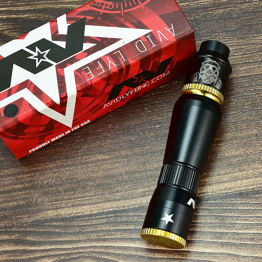 avid lyfe mod الميكانيكية وزارة الدفاع الألومنيوم والنحاس نهاية العالم GEN 2 RDA 24mm mech mod fit 18650 بطارية vape mod