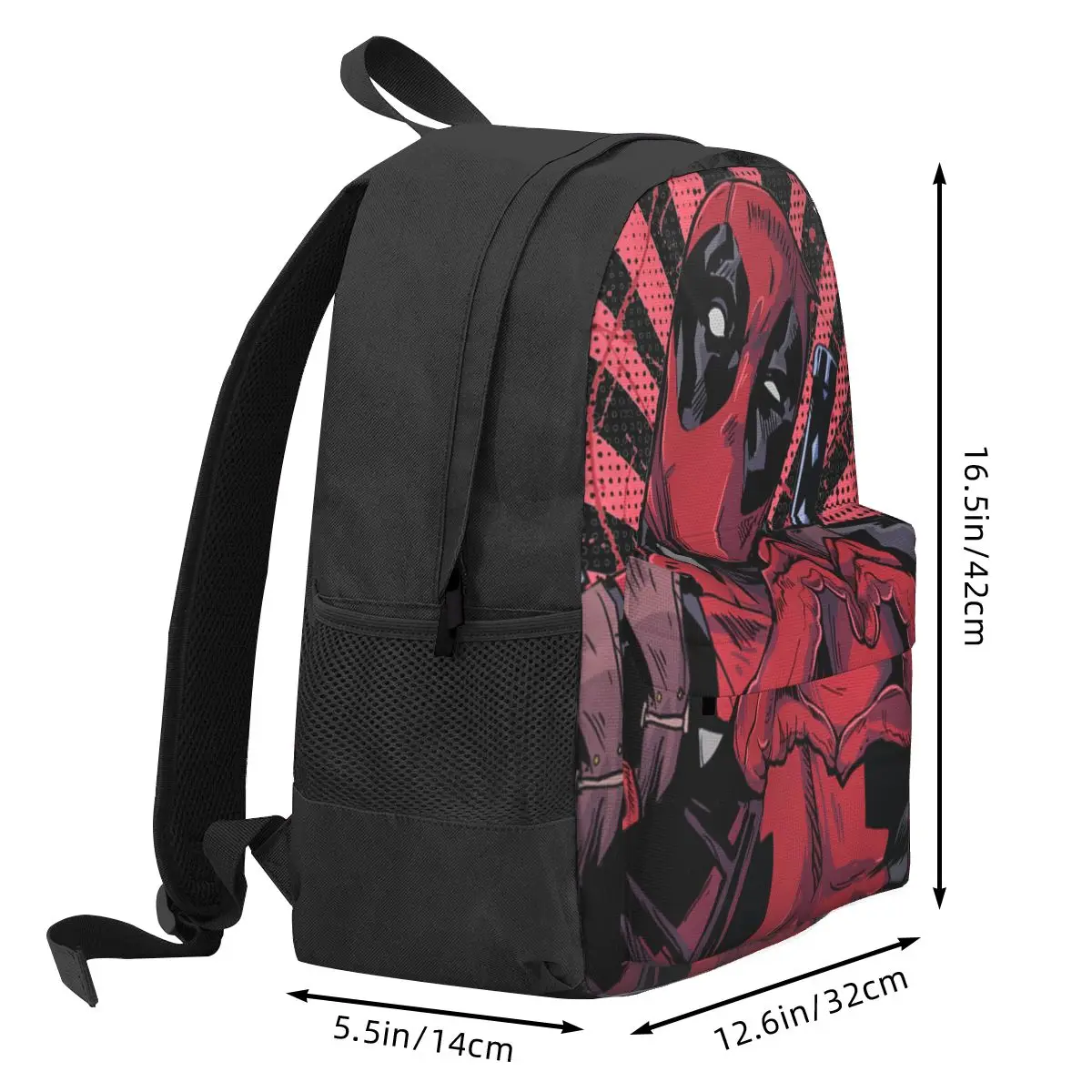 Best Deadpool Closed Hand Heart Women Backpack Mochila Fashion Children School Bag Laptop Mochila Kids Large Travel Shoulder Bag