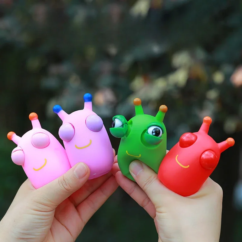 Stress Relief Toy Vegetable Insect Staring Vegetable Insect Green Insect Decompression Puzzle Toy Juguetes Back To School