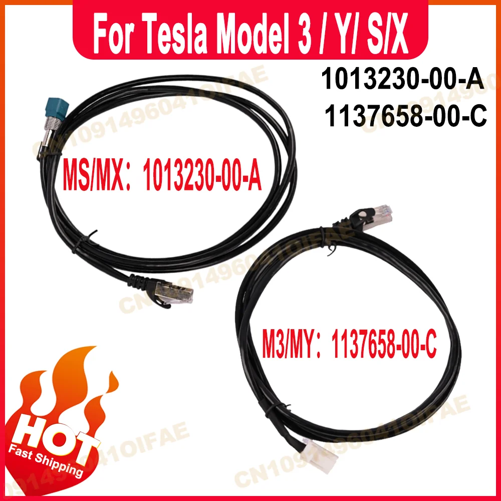 1.5 Meter Diagnostic Service Cables Ethernet For Toolbox For Tesla Model 3 / Y/ S / X 1013230-00-A 1137658-00-C Repair Tool New