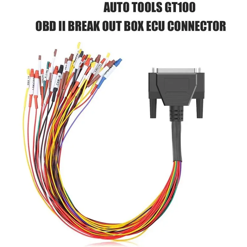 GODIAG OBD2 To DB25 Cable Work Double Shielded Cable OBD2 Break Out Box-Y47A