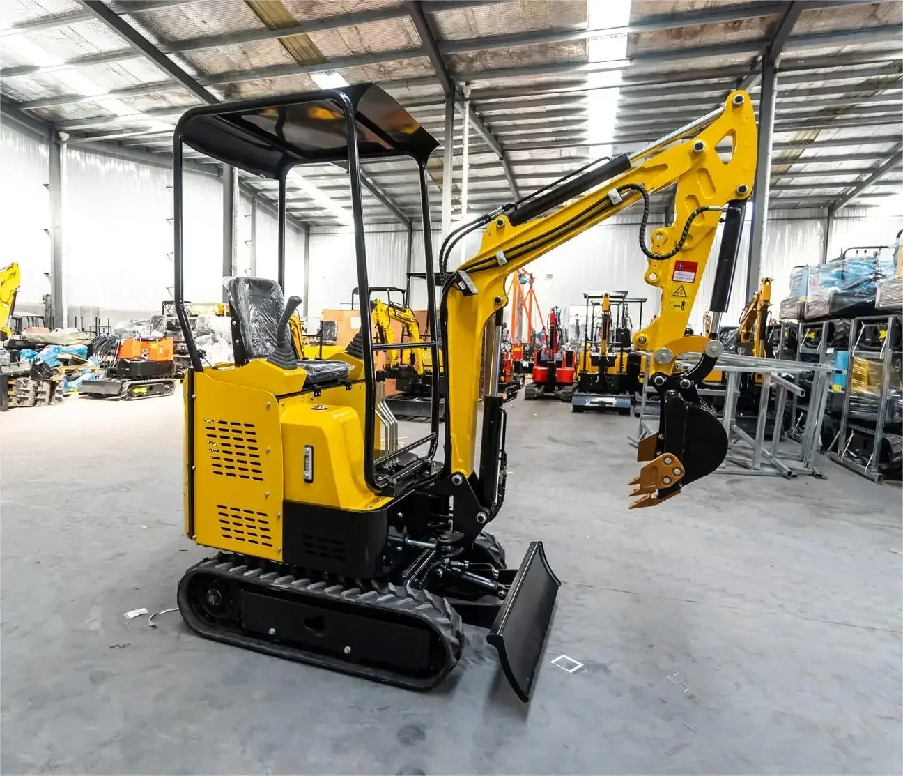 حفارة صغيرة مخصصة 1.6 طن EPA/Kubota محرك حفارة آلة حفار للبيع مستودع الولايات المتحدة الأمريكية