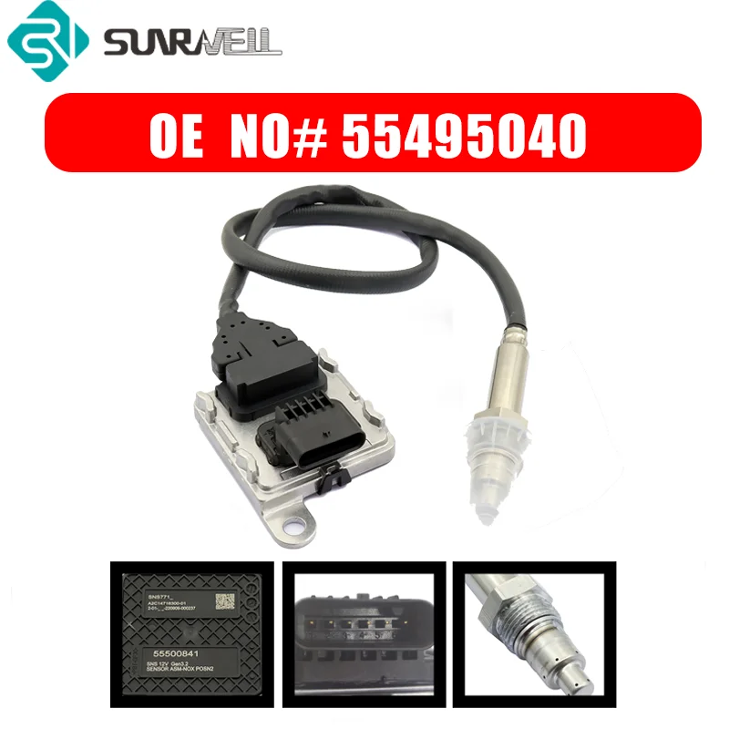 

55500841 55495040 New Nitrogen Oxide Nox Sensor For Chevrolet Colorado GMC Canyon 2.8L-L4 Turbo16-19 A2C10003500-01