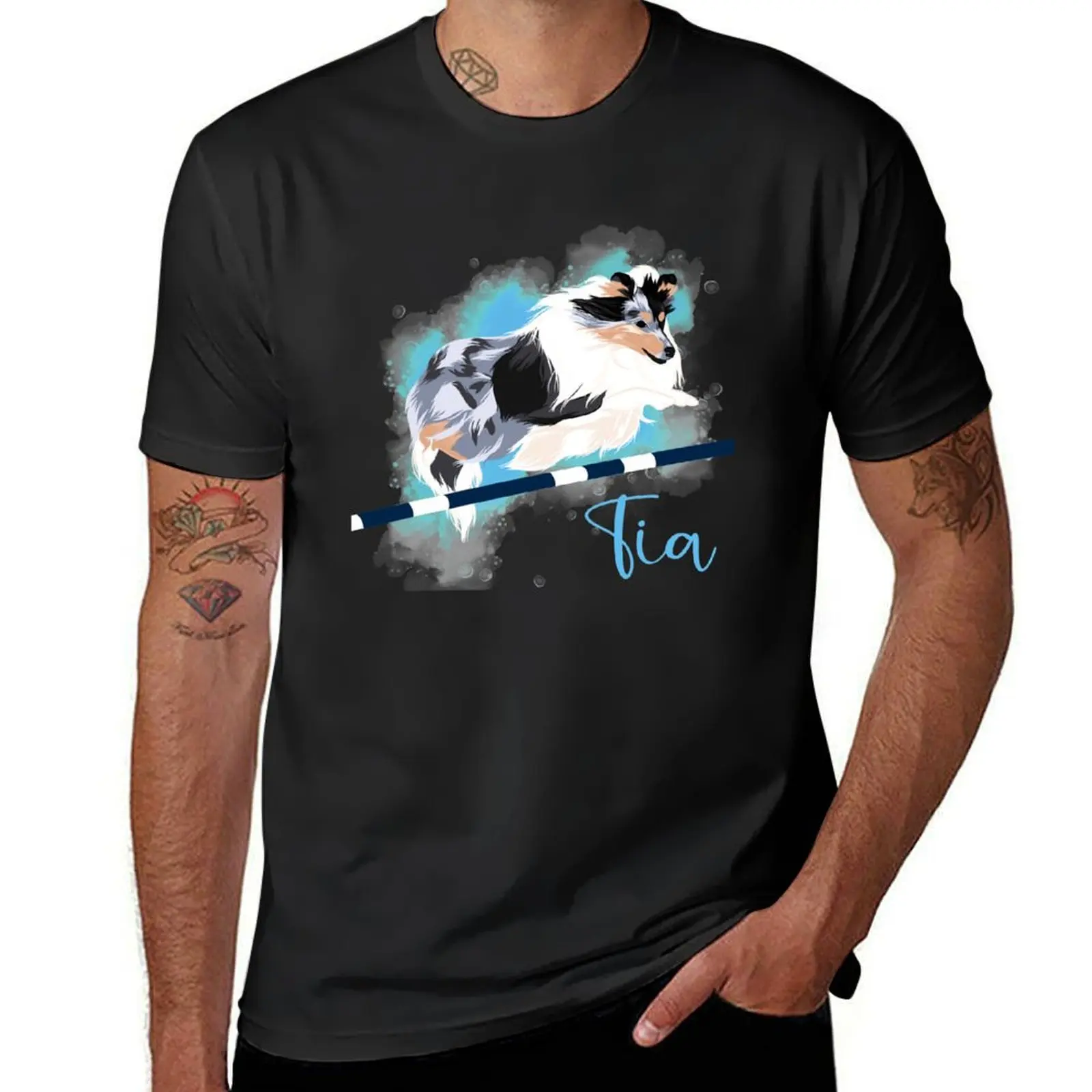 

Custom order - Tia - Aqua Name T-Shirt cute clothes customs design your own T-shirts oversize tee shirts for men