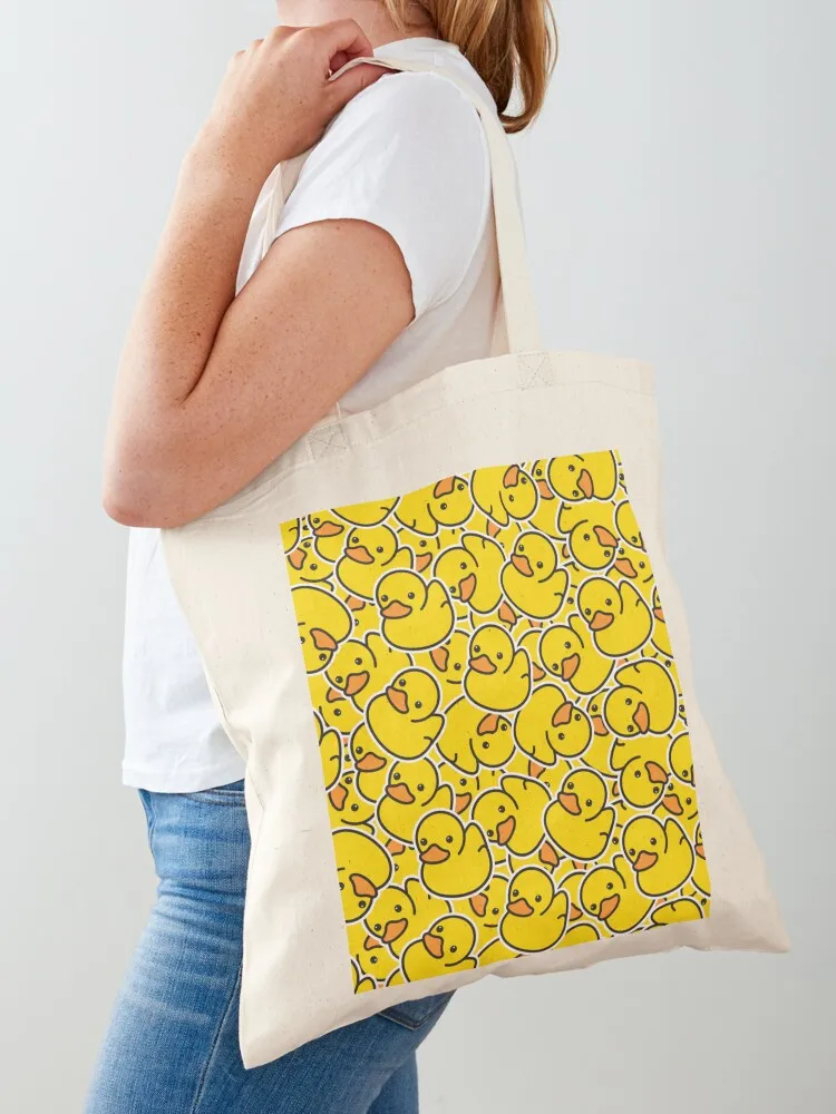 

Yellow Classic Rubber Duck Tote Bag Women's bag Women's tote bag foldable reusable cute tote
