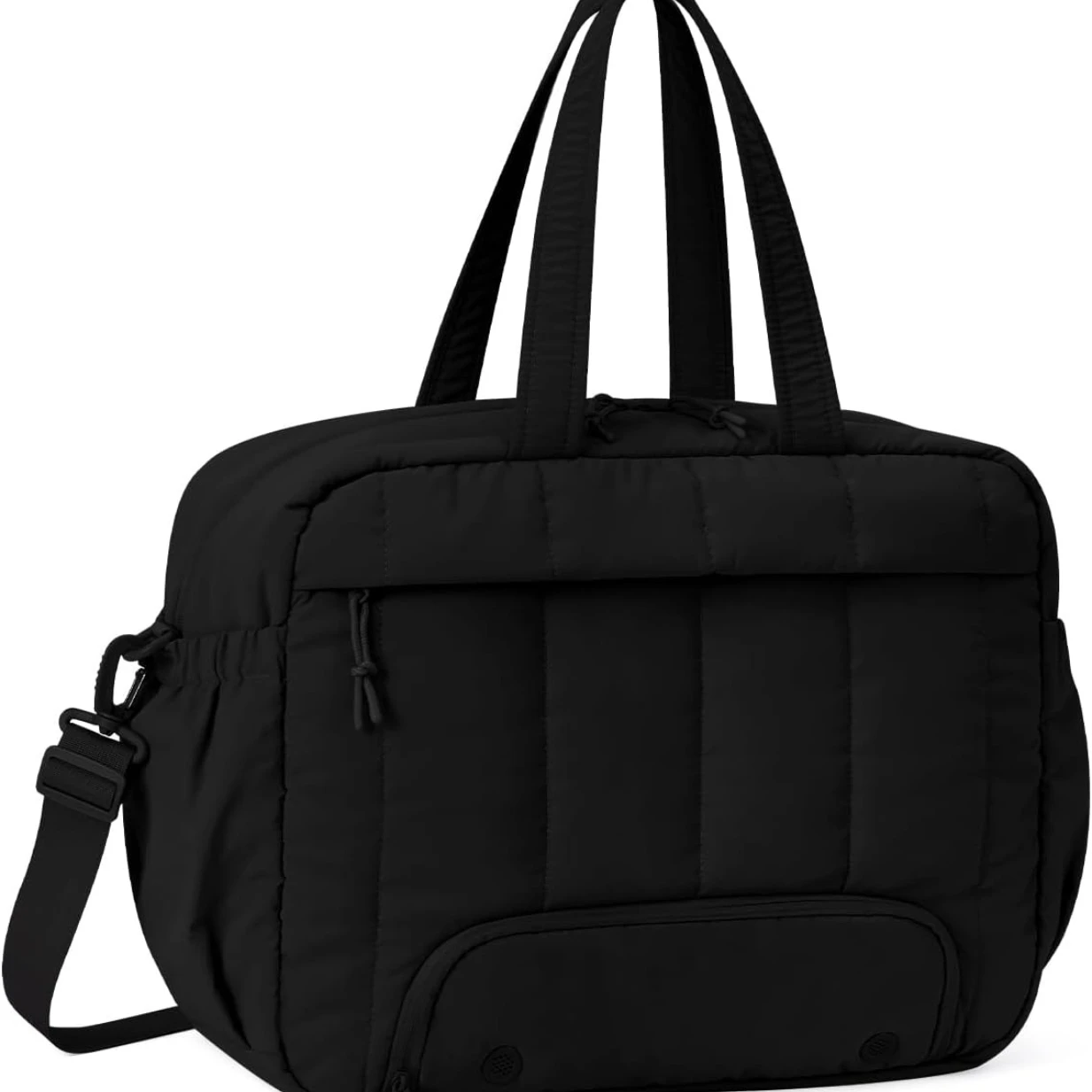 

For Airlines Personal Item Bag Puffer Travel Duffel Bag with Shoe Compartment Underseat Carry on Luggage Gym Bag For Women Men