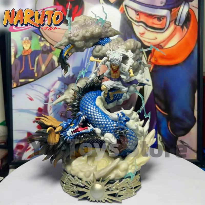 New One Piece Gk 5-speed Nika Monkey D Luffy Vs Kaidou Awakening Collection Model Decora Ghost Island Chapter Surroundings Gift