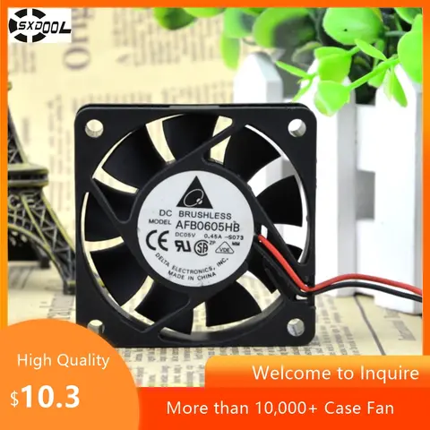 델타 6015 AFB0605HB 5V 0.45A 6CM 냉각 팬용 60mm 팬, 2선 전자제품, 소형 장치 및 응용 프로그램