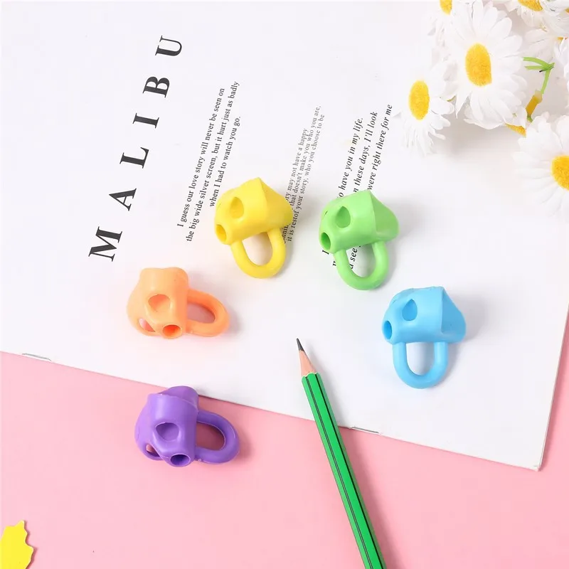 3-100PCS Three Finger Writing Corrector Pencil Holder Children Kid Learning Holding Device Correcting Pen Holder School Supplies