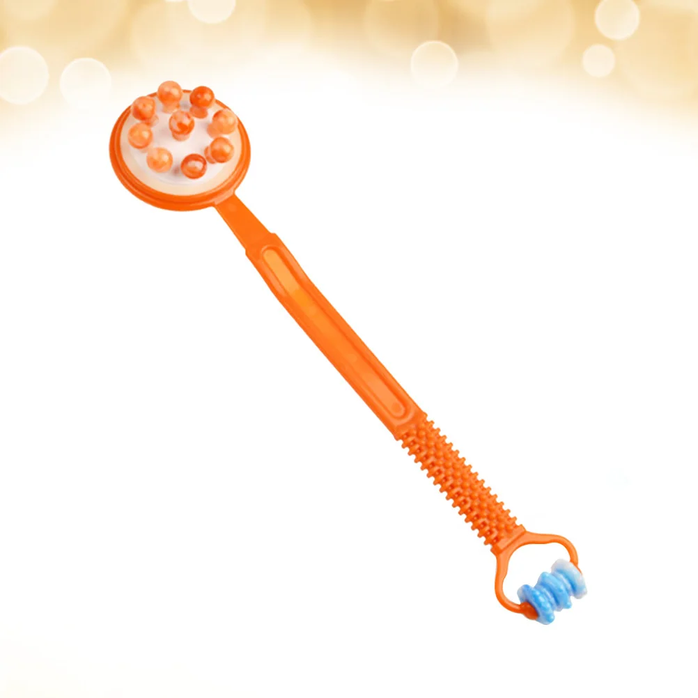 

2 шт., массажный молоток с длинной ручкой, роликовый шарик для спины, шеи, плеч, терапевтическая палочка, снимающий усталость, портативный массажер для бедер, ног