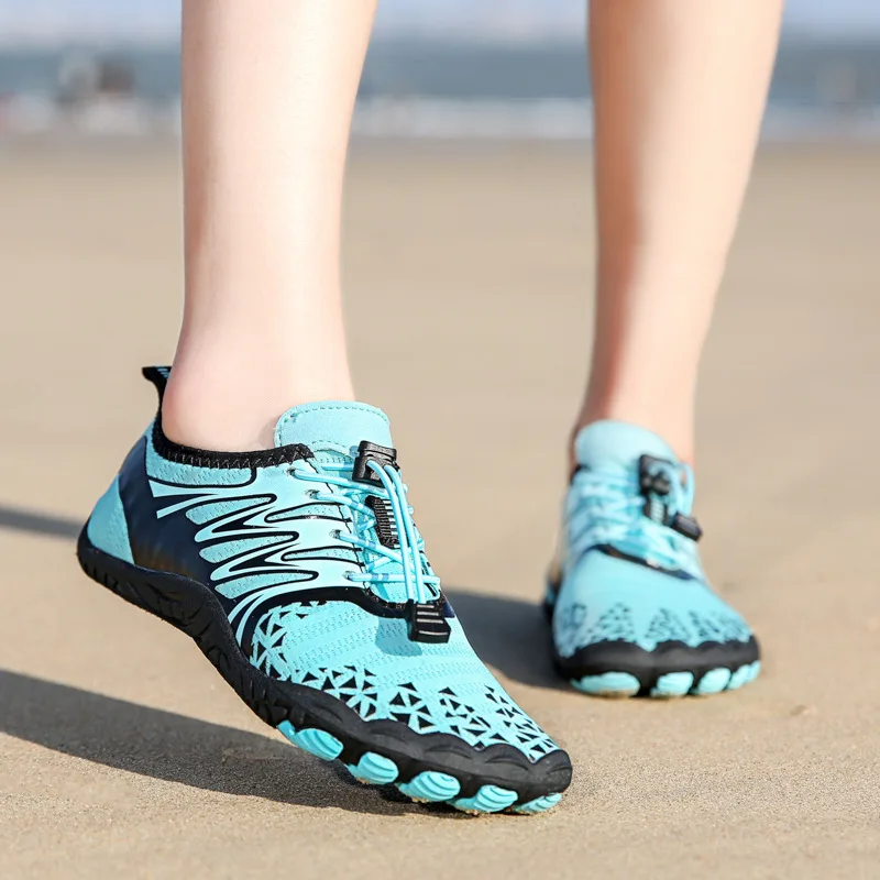 2025 Barefoot Water Shoes Women Mens Aqua Sock Athletic Hiking Water Sports Shoes for Swim Beach Pool Sand Diving Walking Shoes