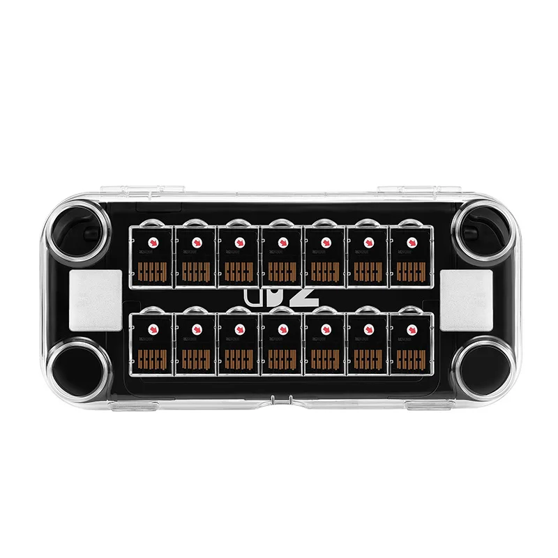 

for Switch 2 Storage Case with Lid Transparent Shockproof Protective Box for Switch 2 Console with Built-in Game Card Slots