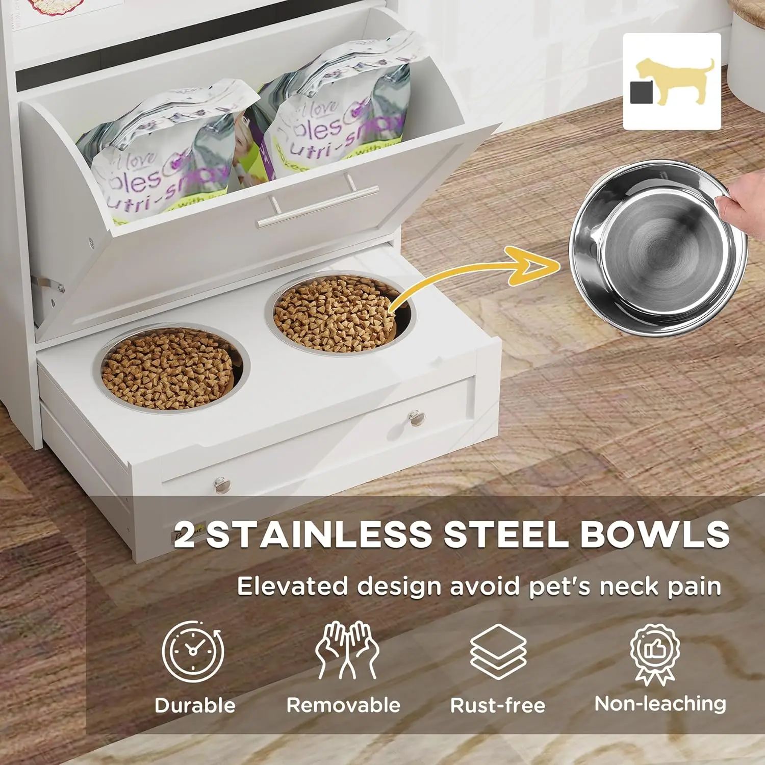Thumbnail 3 - #1 Top Raised Dog Feeding Stations Picks for Every Budget