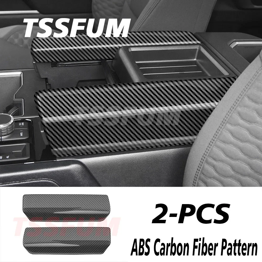 ABS Carbon Fiber Interior Kit Dashboard Center Console Gear Shift Panel Cover Trim Stickers for TOYOTA TUNDRA TRD 2022 2023 2024