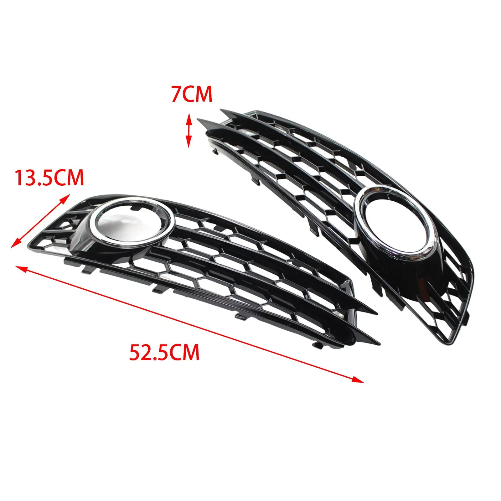 2 szt. Kratki przedniego zderzaka na światła przeciwmgielne, wytrzymałe akcesoria samochodowe do Audi A3 8P S-Line