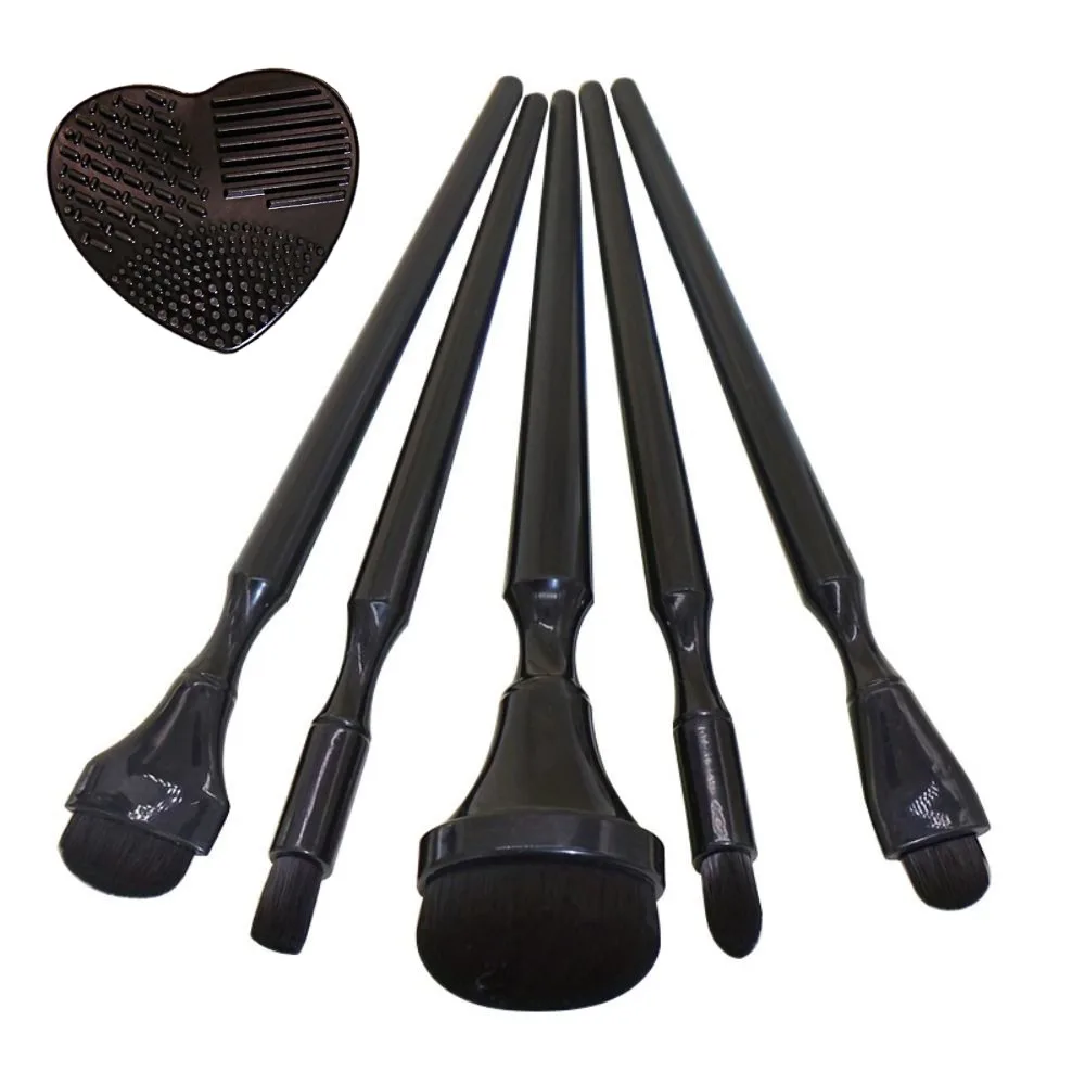 Professional Makeup Brush Set Ergonomic Handle Skin-Friendly Cosmetic Brush Kit Multifunction Soft Fluffy Powder Brush