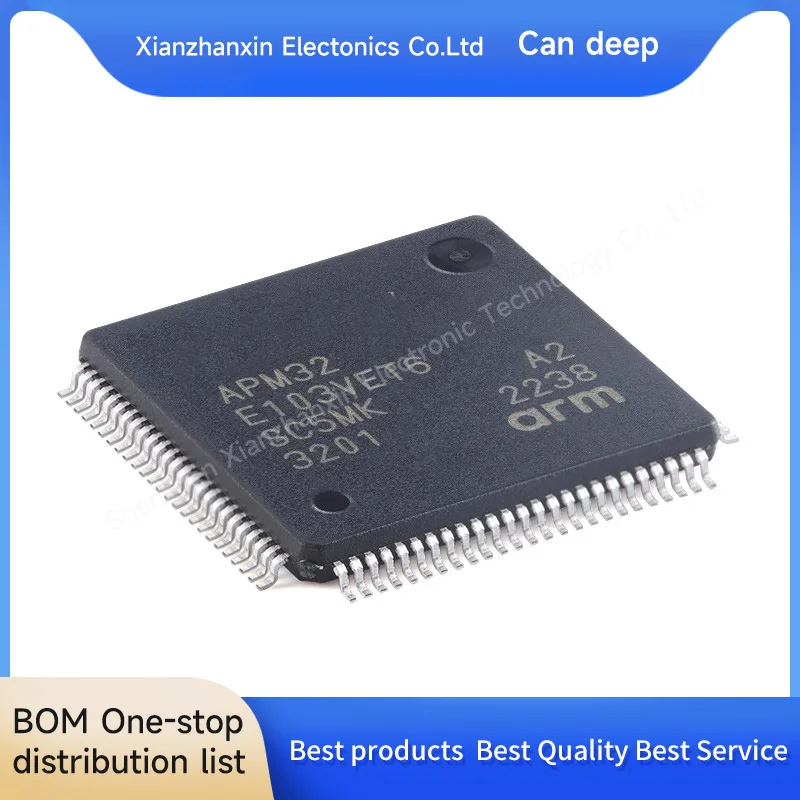 1~5PCS/LOT  APM32E103VET6 APM32E103 APM32  E103VET6 LQFP100 32-bit microcontroller -MCU