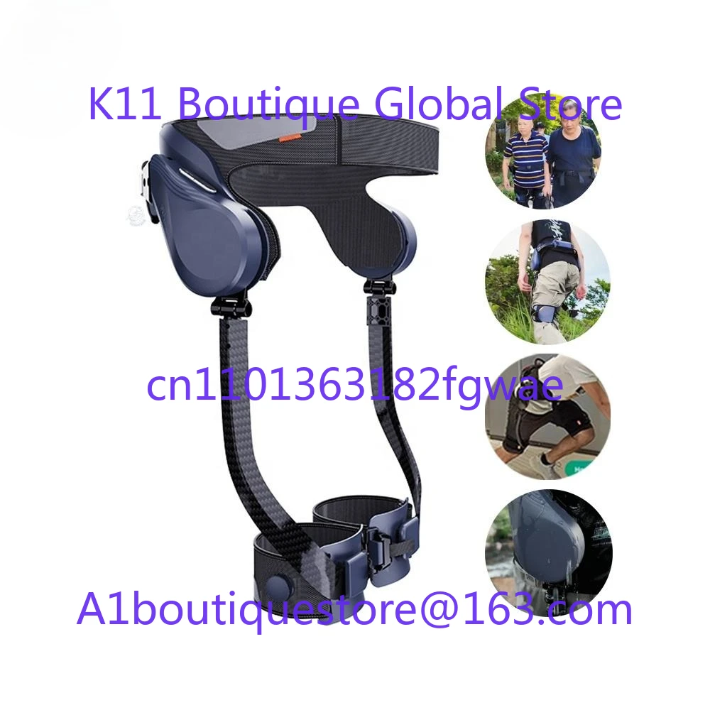 

Lightweight exoskeleton robot walker assisted walking trainer