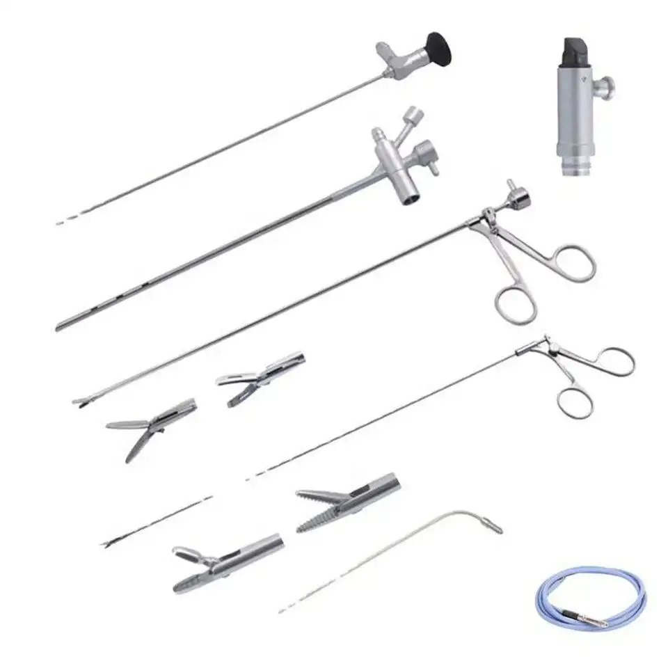 Reusable Portable ENT Rigid Bronchoscope Set for Pediatric and Adult  Examination