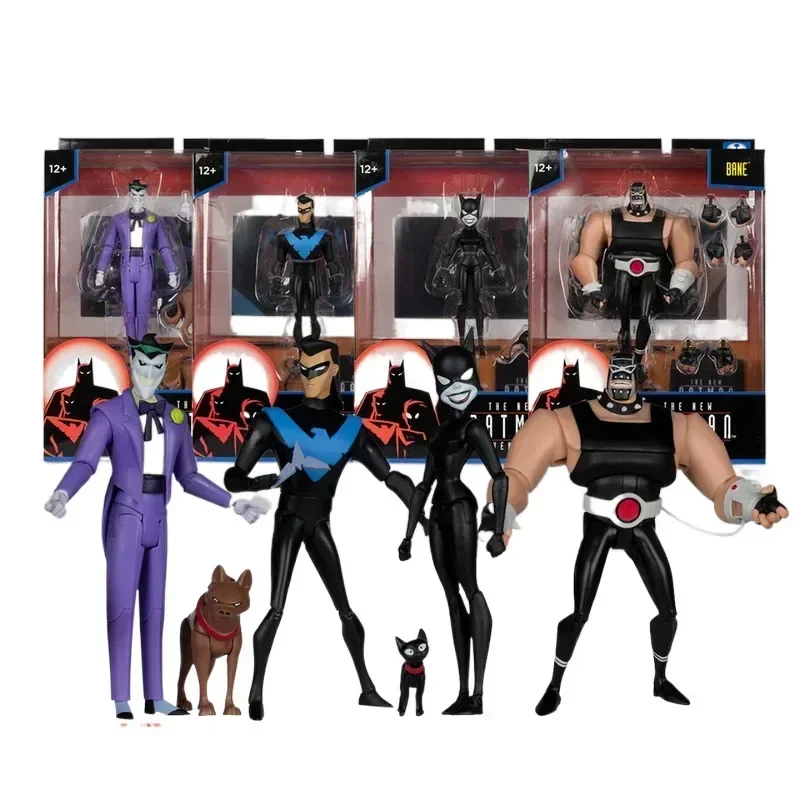 6 Inches DC New Batman Adventures Bane&Catwoman&Nightwing&The Joker Action Figure Doll Adult Kids Toy Birthday Gifts