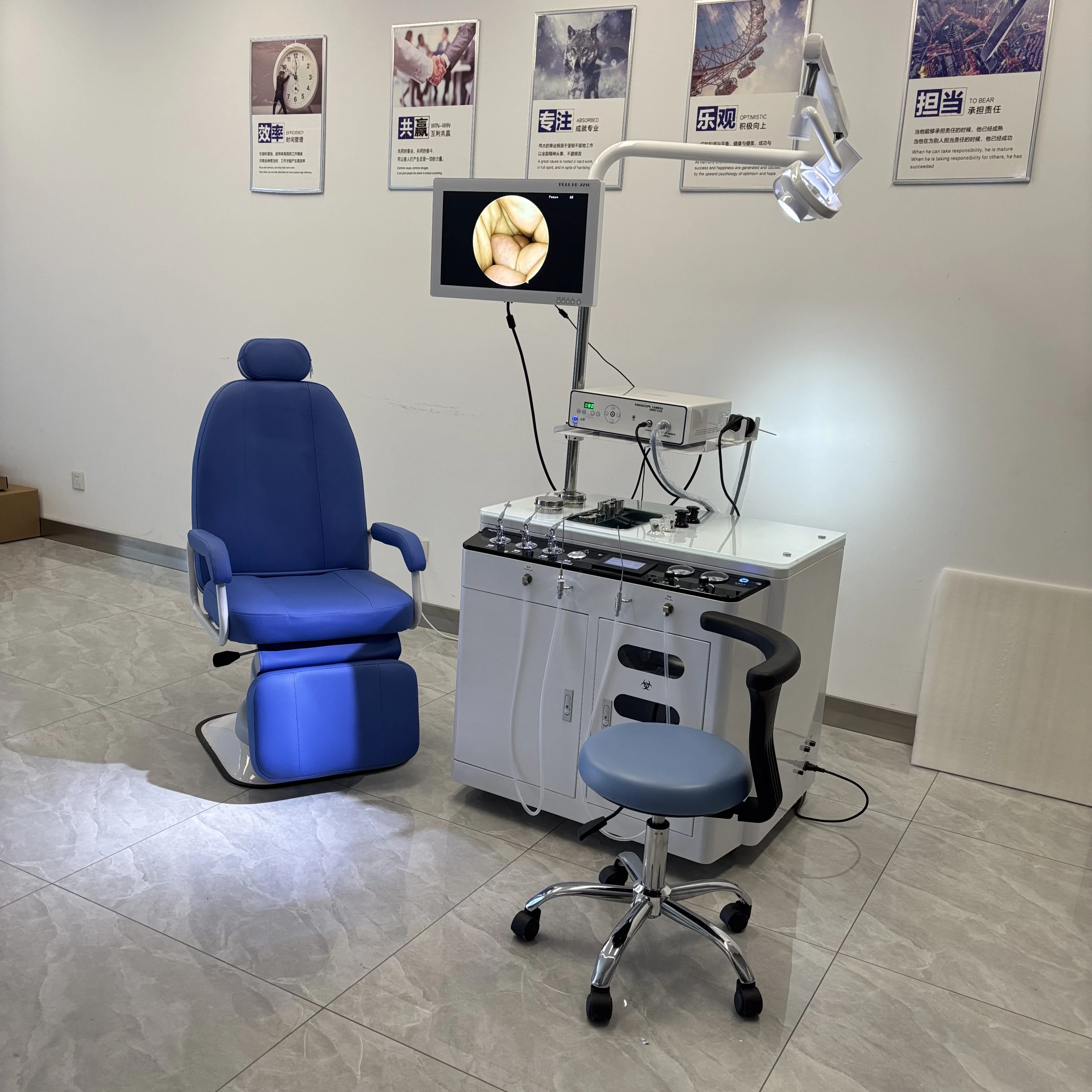HD 2-in-1 Endoscope Camera ENT Examination and Treatment Station