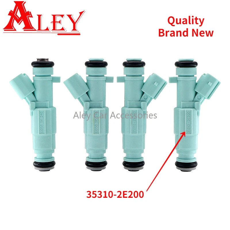 

4Pcs New 35310-2E200 353102E200 35310 2E200 Fuel Injector For Hyundai Elantra 1.8L For Kia Sportage Forte Soul