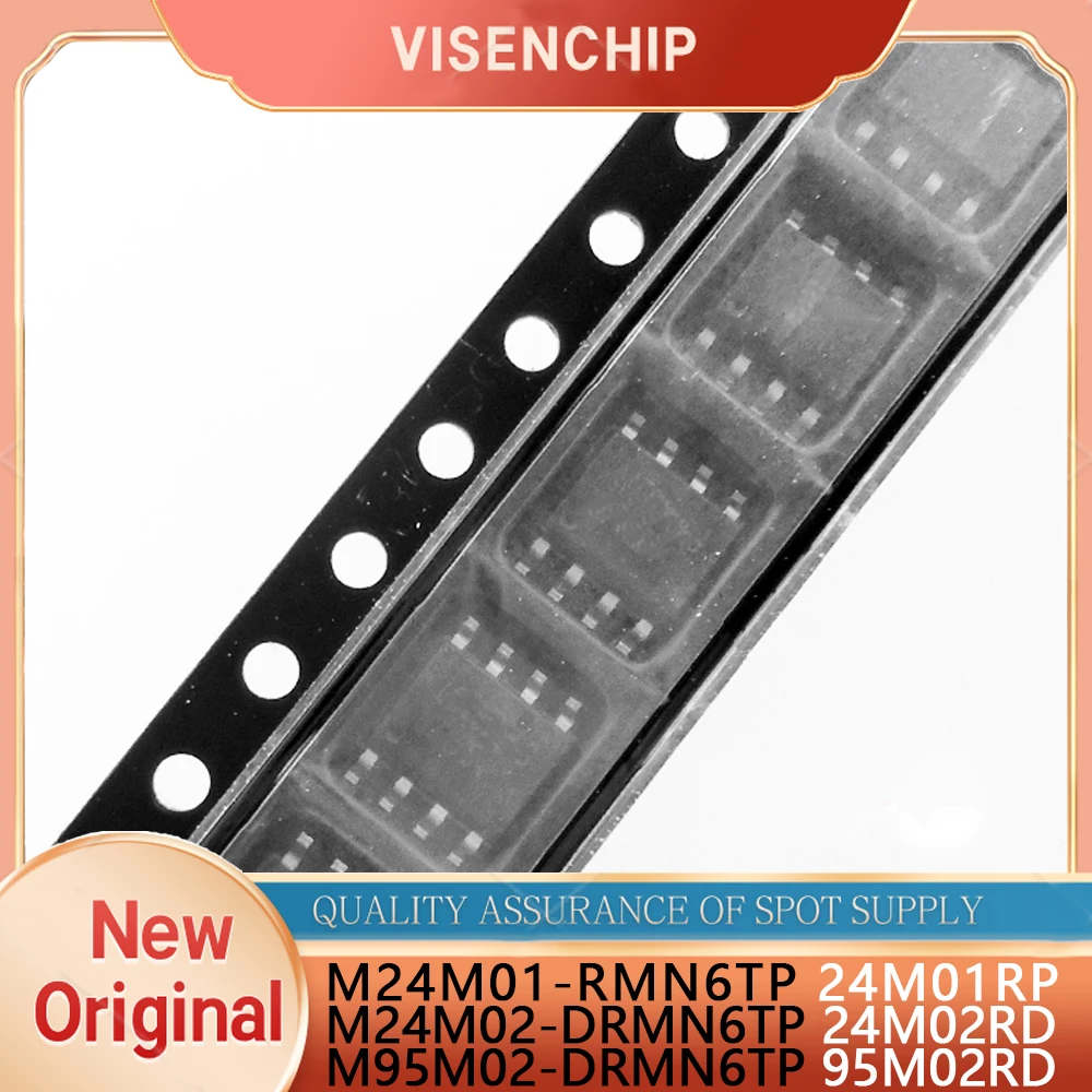 5pieces New Original M24M01-RMN6TP 24M01RP M24M01RP M24M01 M24M02-DRMN6TP M24M02RD 24M02RD M95M02-DRMN6TP 95M02RD SOP-8