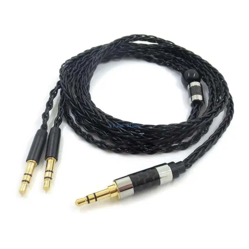 

583D 1.2m Cord Headphone Cable 2.5mm/3.5mm/4.4mm Plug for Denon AH-D600, AH-D7100, AH-D9200