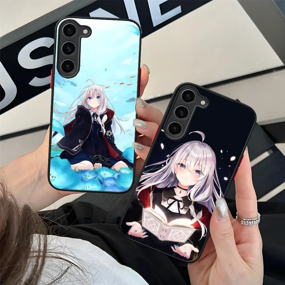 Wandering Witch Elaina Phone Case for Samsung Galaxy S26 S25 S24 S23 S22 S21 Plus FE Ultra Skin Feel Shockproof Cover