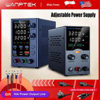 Wanptek DC Lab Power Supply 30V 10A 60V 5A Adjustable Voltage Regulator Preset Voltage Current Dual Input Voltage 220V/110V