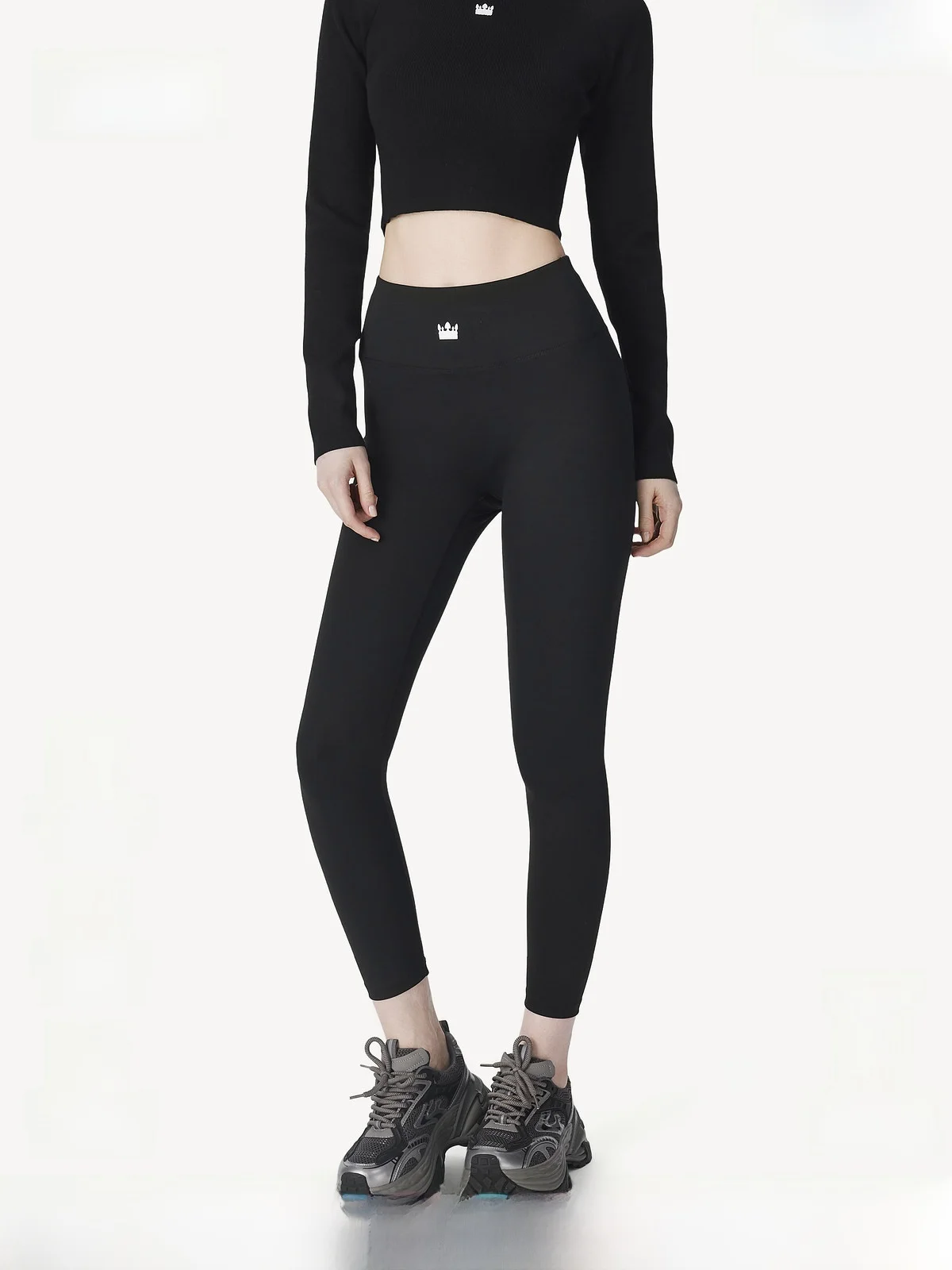 

GE Classic Bla Yoga Pants High Waist Slimming Fitn Wearable Spor Elastic Straight Leg Pants for Women