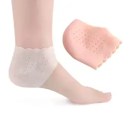 Silicone Heel Protector Protective Gel Thin Sleeve Heel Spur Pads For Relief Plantar Fasciitis Heel Pain Reduce Pressure On Heel