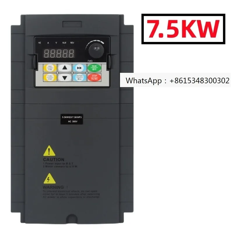 VFD 7.5KW 11KW 3000Hz High-performance vector type frequency converter AC220v three-phase motor frequency converter