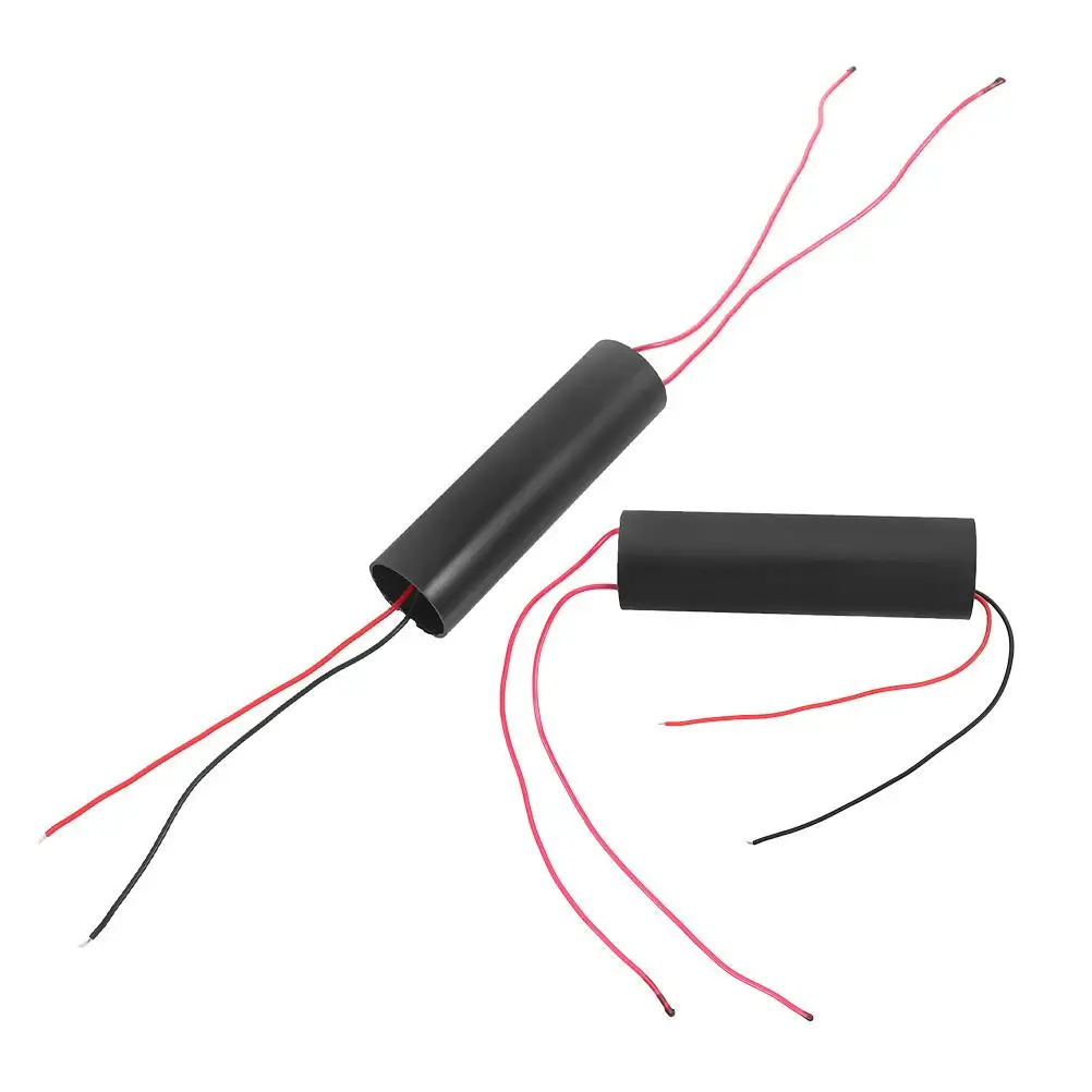 

2 шт., модуль трансформатора высокого напряжения, повышающий 3, 6 В, генератор напряжения, инверторный преобразователь, черная модель постоянного тока